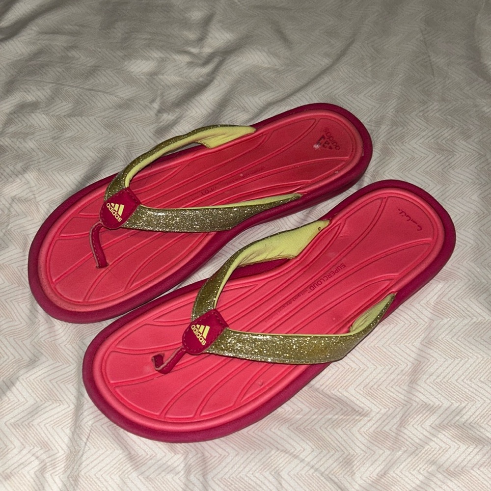 Adidas Sparkle Flip Flops - 5